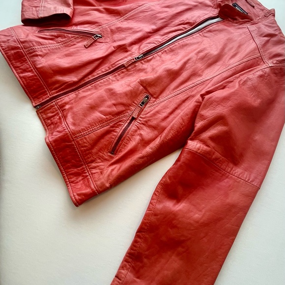 Missani Le Collezioni lamb skin Leather Jacket - Picture 3 of 8